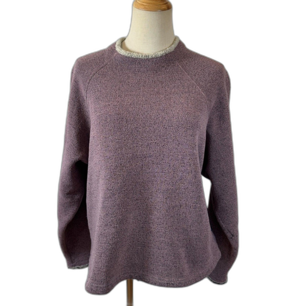 Vintage Alf Kuhl Purple Fleece Pullover Outdoors Canada Large